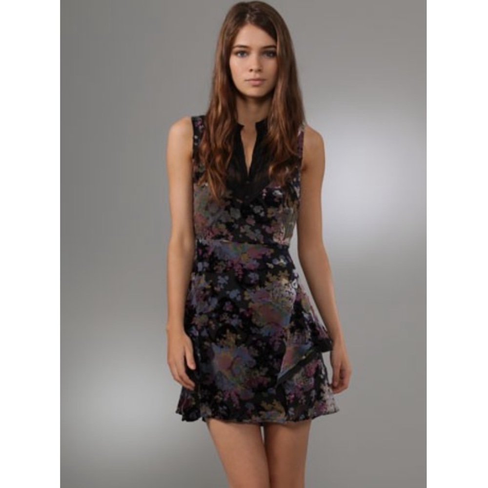 Free People Falling Leaves Burnout Dress